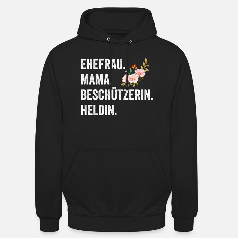 Ehefrau Mutter Mama - Unisex Hoodie - Schwarz