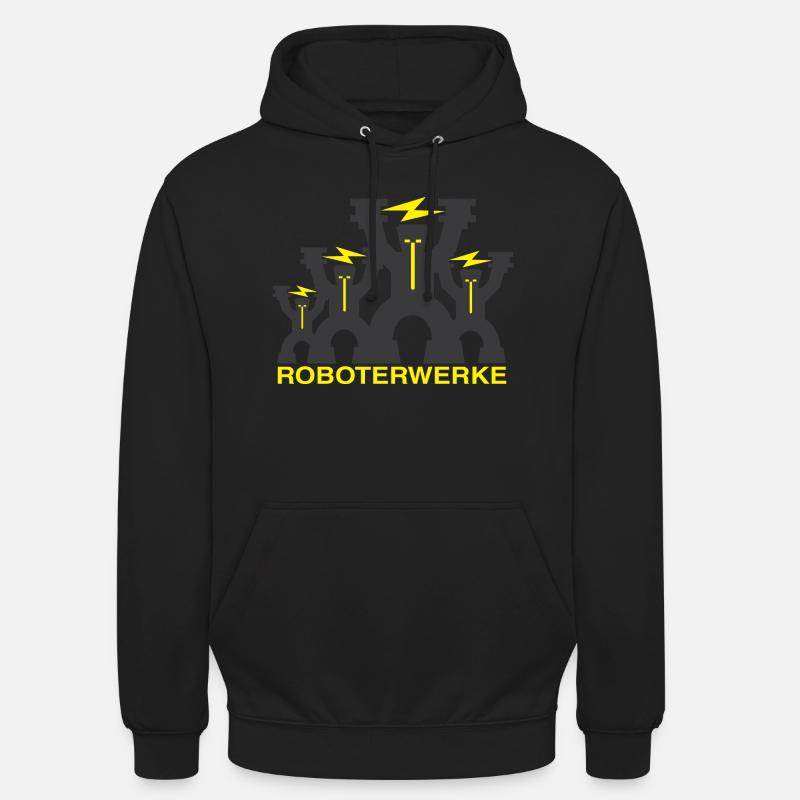 USINES ROBOTISÉES 2.0 2024 - Sweat-shirt à capuche unisexe - noir