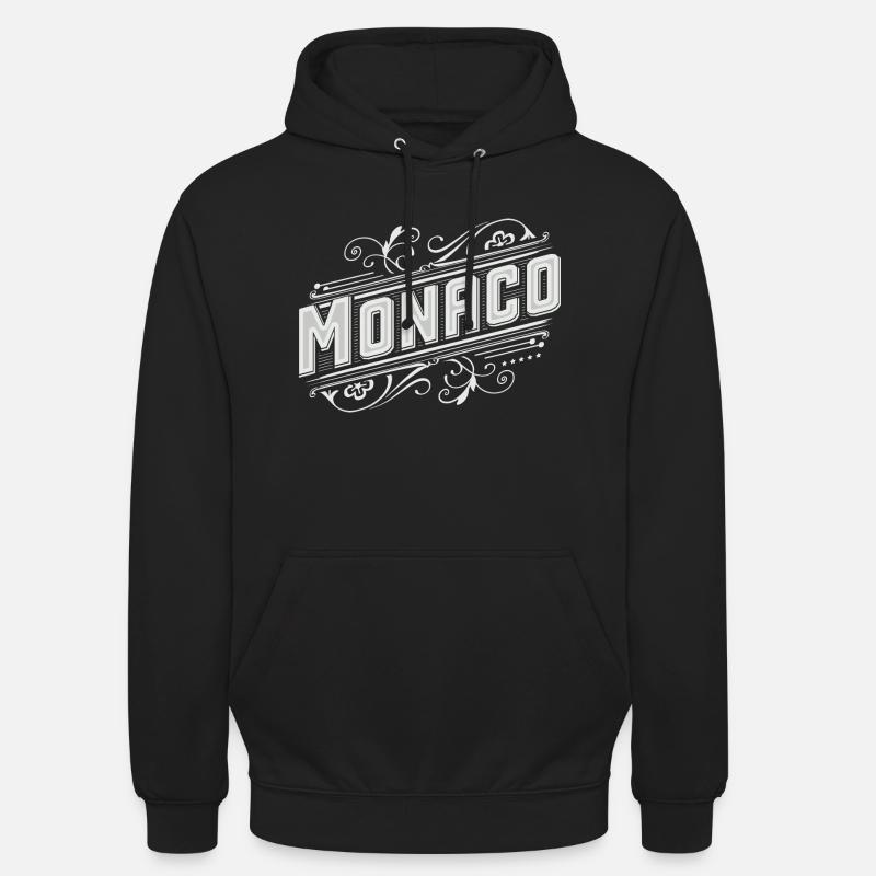 Monaco - Monte Carlo - Sweat-shirt à capuche unisexe - noir