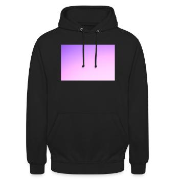 Purple sky - Sweat-shirt à capuche unisexe - noir - Devant - Alina (178cm) & Michal (187cm)