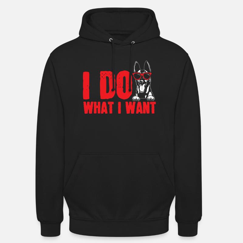Malinois Belgischer Schäferhund Mechelaar Hund - Unisex Hoodie - Schwarz