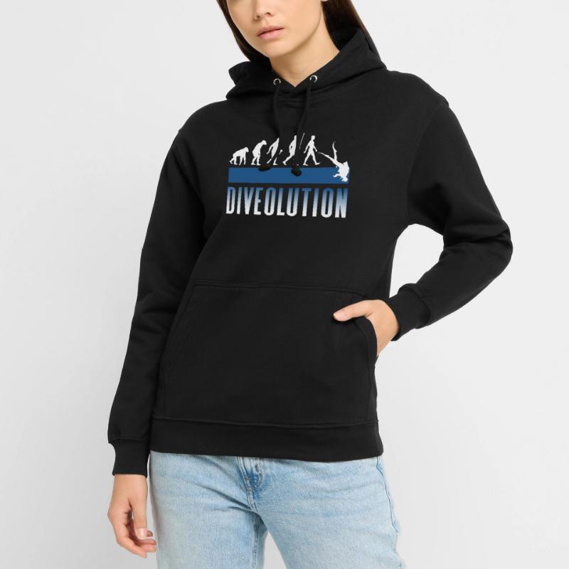 Taucher Evolution Divolution Unisex Hoodie