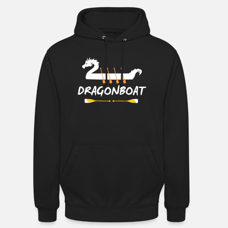 Éléments de bateau dragon - Sweat-shirt à capuche unisexe - noir