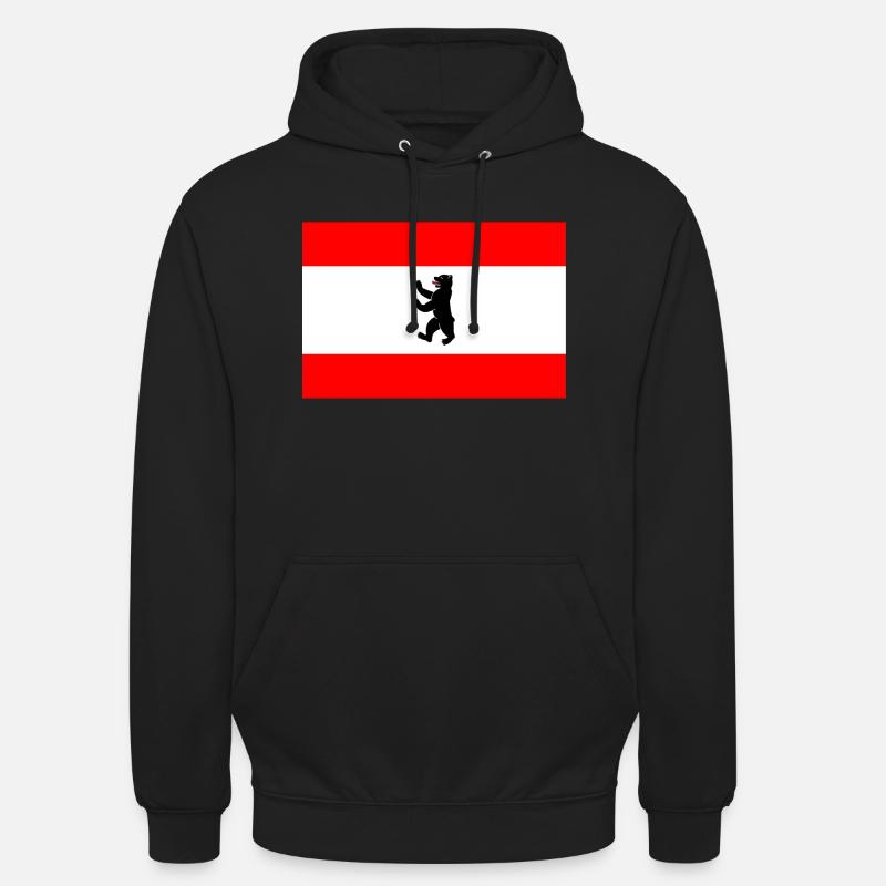 Berlin - Sweat-shirt à capuche unisexe - noir
