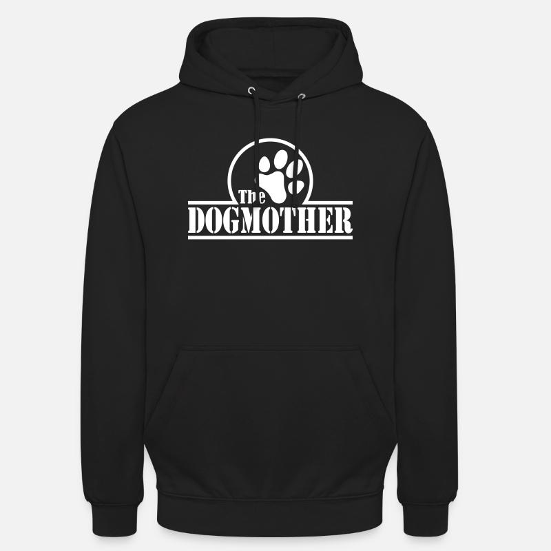 La mère de chien - Sweat-shirt à capuche unisexe - noir