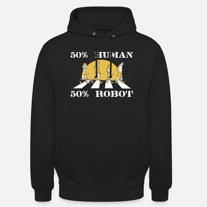 Lustiges Amputation und Beinprothesen - Unisex Hoodie - Schwarz