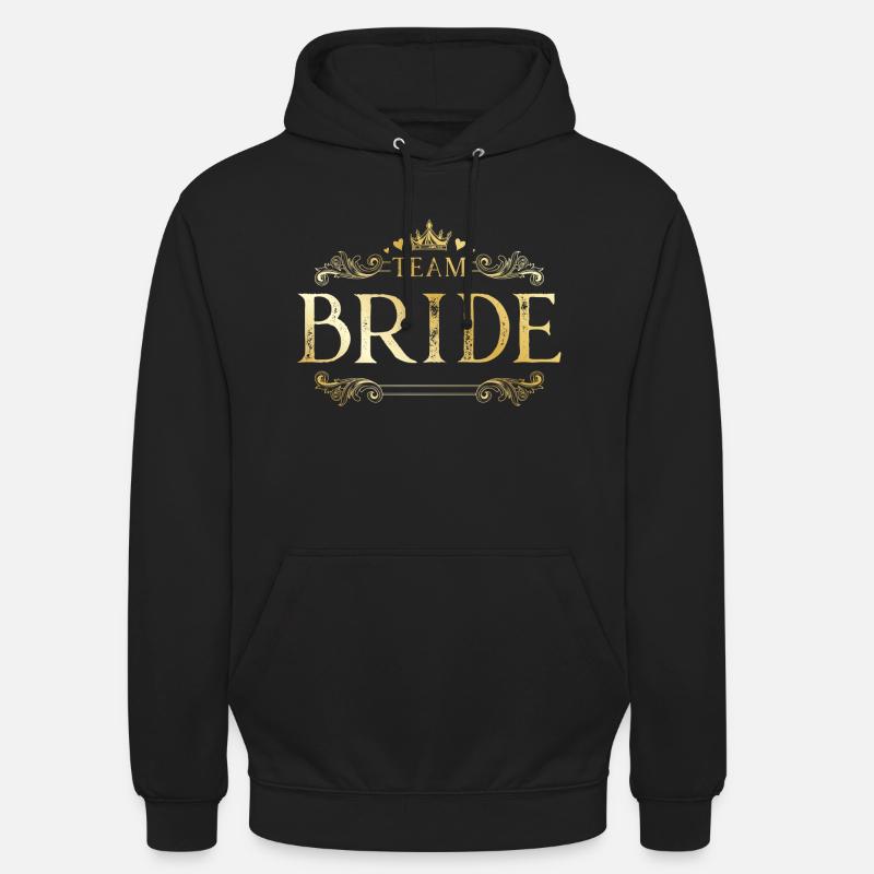 Épouse de l’équipe - Sweat-shirt à capuche unisexe - noir