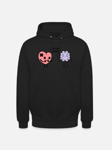 Learn Heart - Unisex Hoodie - black