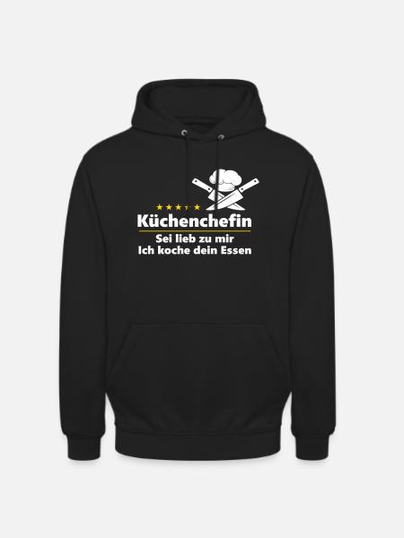 Küchenchefin - Unisex Hoodie - Schwarz