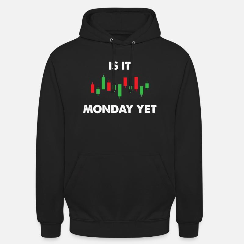 Est-ce que c’est déjà lundi ? - Sweat-shirt à capuche unisexe - noir