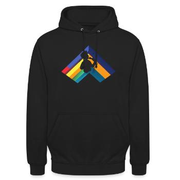 Singing, Singing, Jazz - Unisex Hoodie - black - Front - Alina (178cm) & Michal (187cm)