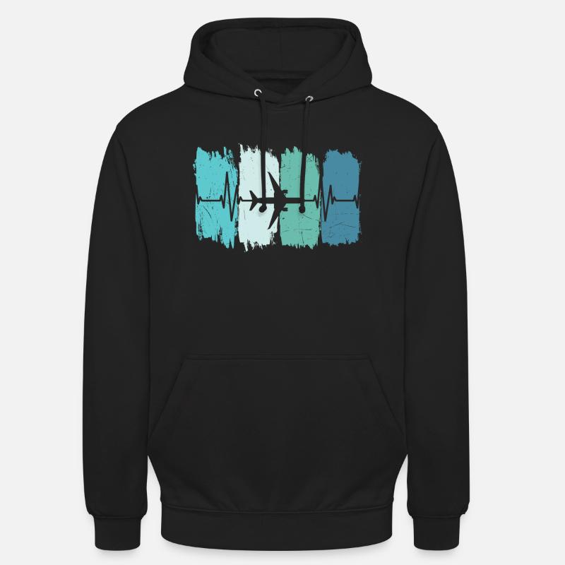 Piloten Lustiger Spruch Pilot - Unisex Hoodie - Schwarz