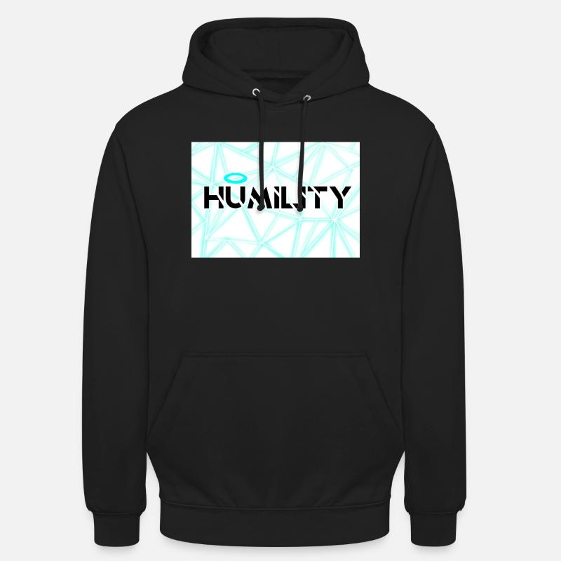 Humilité - Sweat-shirt à capuche unisexe - noir
