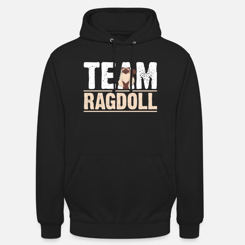 Ragdoll Cat Cat - Sweat-shirt à capuche unisexe - noir