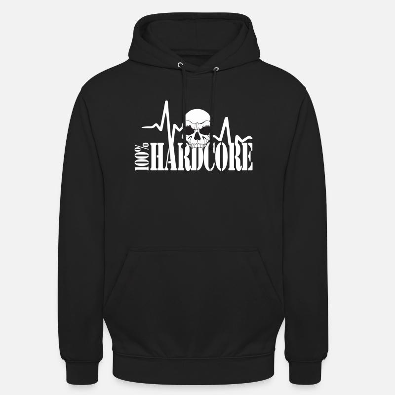 100% noyau dur - Sweat-shirt à capuche unisexe - noir
