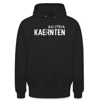 Austria Carinthia Austria Austria - Unisex Hoodie - black - Front - Alina (178cm) & Michal (187cm)
