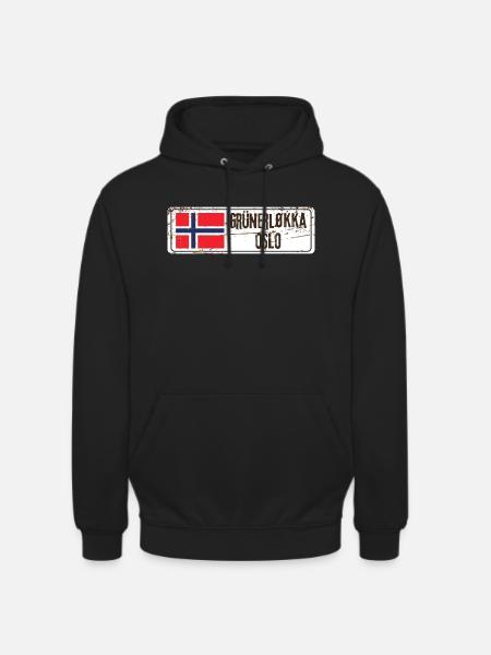 Grunerlokka Oslo - Unisex Hoodie - black