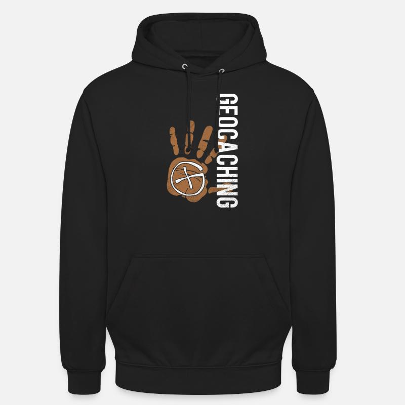 geocaching Geschenk - Unisex Hoodie - Schwarz