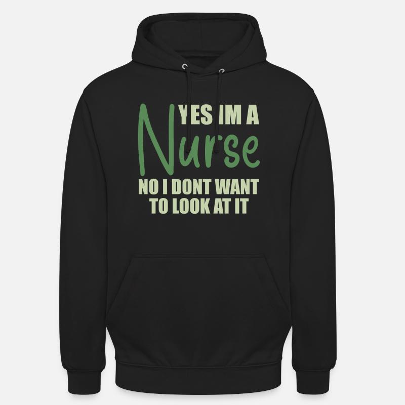 Nursing Super Power Gift - Unisex Hoodie - black