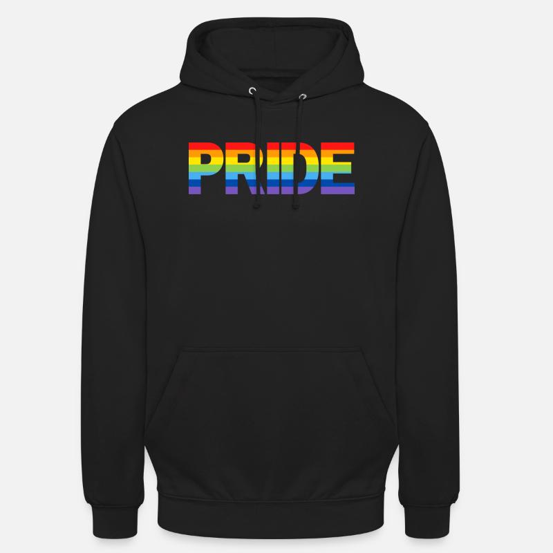 Rainbow Pride - Unisex Hoodie - Schwarz