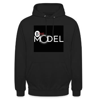 10 allée Jules Guesde - Sweat-shirt à capuche unisexe - noir - Devant - Alina (178cm) & Michal (187cm)