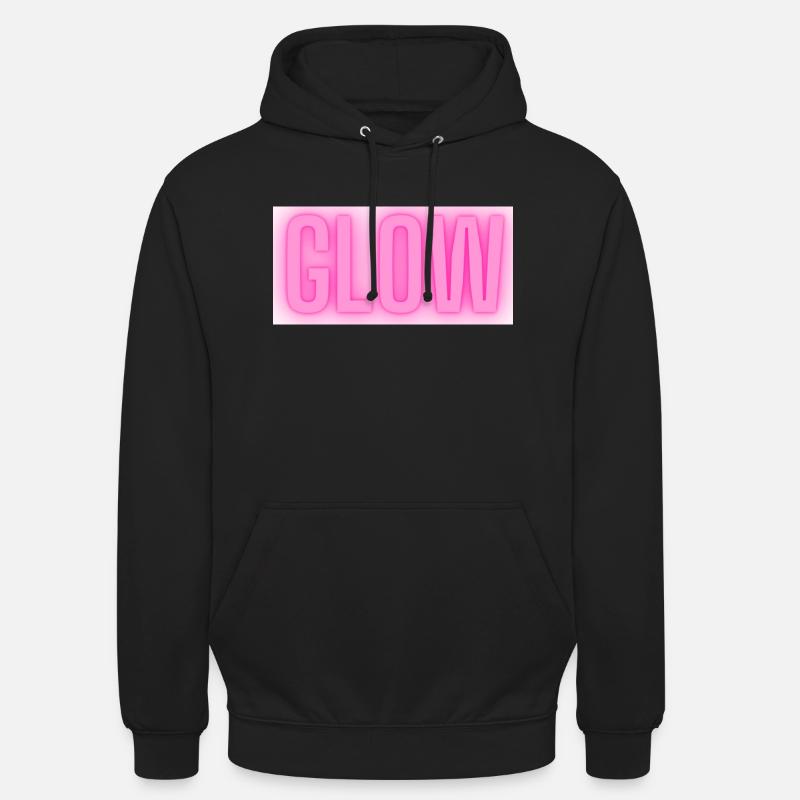Glow - Unisex Hoodie - Schwarz