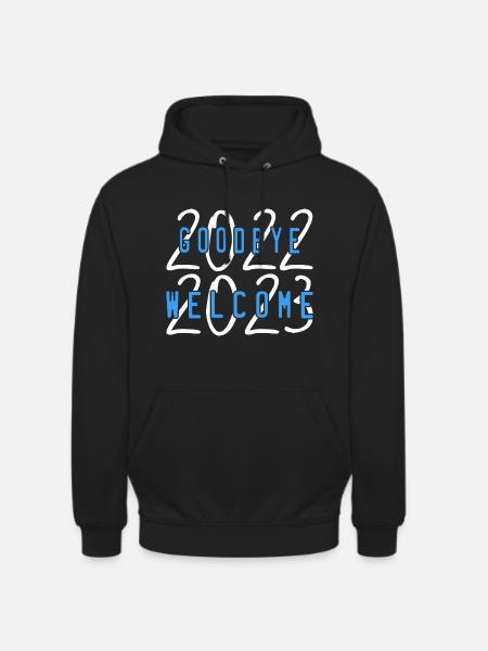 welcome 2023 - Unisex Hoodie - black