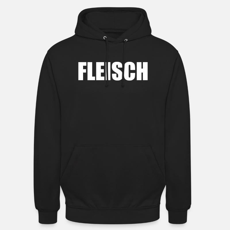 FLEISCH - Unisex Hoodie - Schwarz