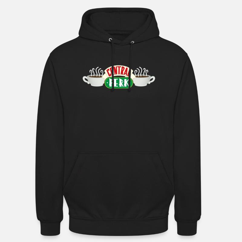 Friends Central Perk - Hættetrøje unisex - sort
