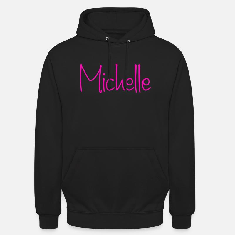 Michelle - Sweat-shirt à capuche unisexe - noir