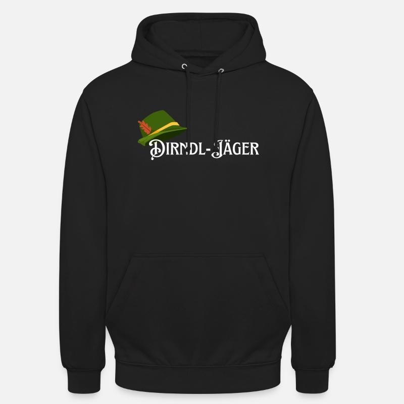 Volksfest Dirndl-Jäger - Unisex Hoodie - Schwarz
