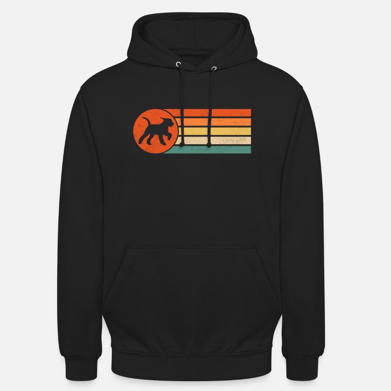 Airedale Terrier Chien - Sweat-shirt à capuche unisexe - noir