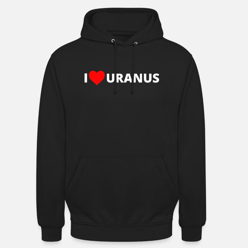 J’aime l’enfer d’Uranus - Sweat-shirt à capuche unisexe - noir