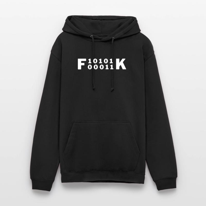Fuck Binärcode Binar Code Informatiker Geschenk Unisex Hoodie