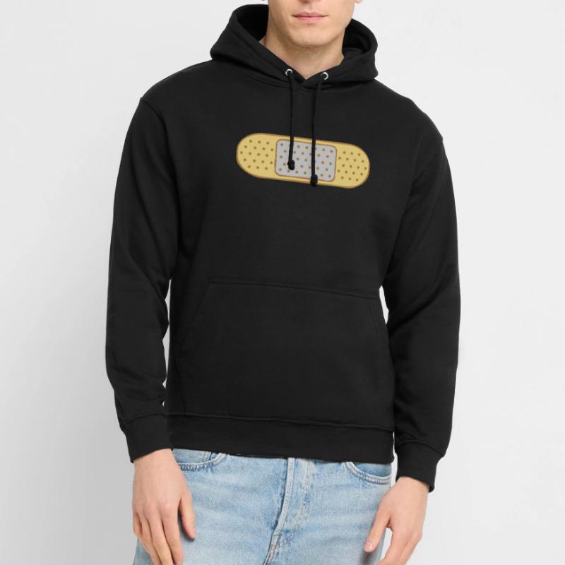 Patch Dots Design Unisex Hoodie
