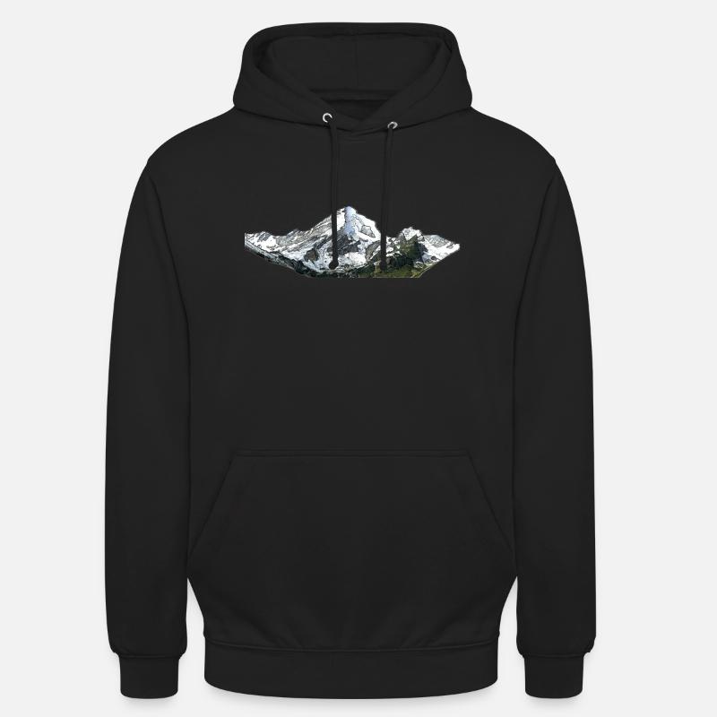 Mountain Line - Unisex Hoodie - Schwarz