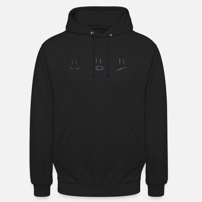 DÅRLIG GENERATION SMILEYS - Hættetrøje unisex - sort