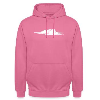 Wolke - Unisex Hoodie - Pink - Vorne - Alina (178cm) & Michal (187cm)