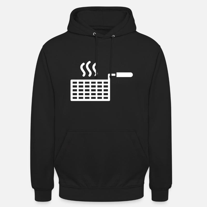 Fryer T-Shirt Design Cadeau - Sweat-shirt à capuche unisexe - noir