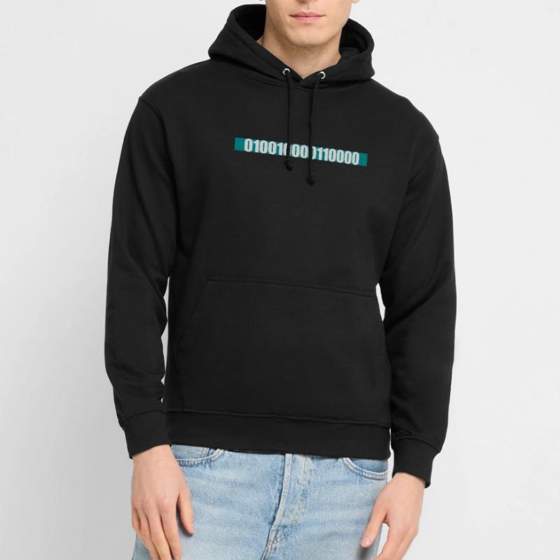 Langage de programme de code binaire Sweat-shirt à capuche unisexe
