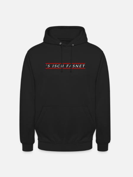 S isch Fasnet Karneval - Unisex Hoodie - Schwarz