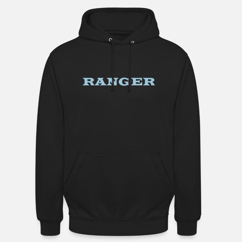RANGER - Sweat-shirt à capuche unisexe - noir