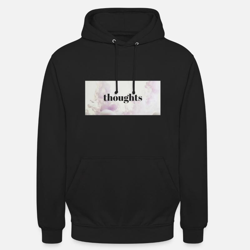 Thoughts - Unisex Hoodie - black