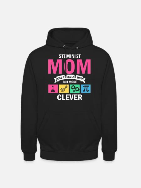 Steminist Science Design for Women Science - Hættetrøje unisex - sort