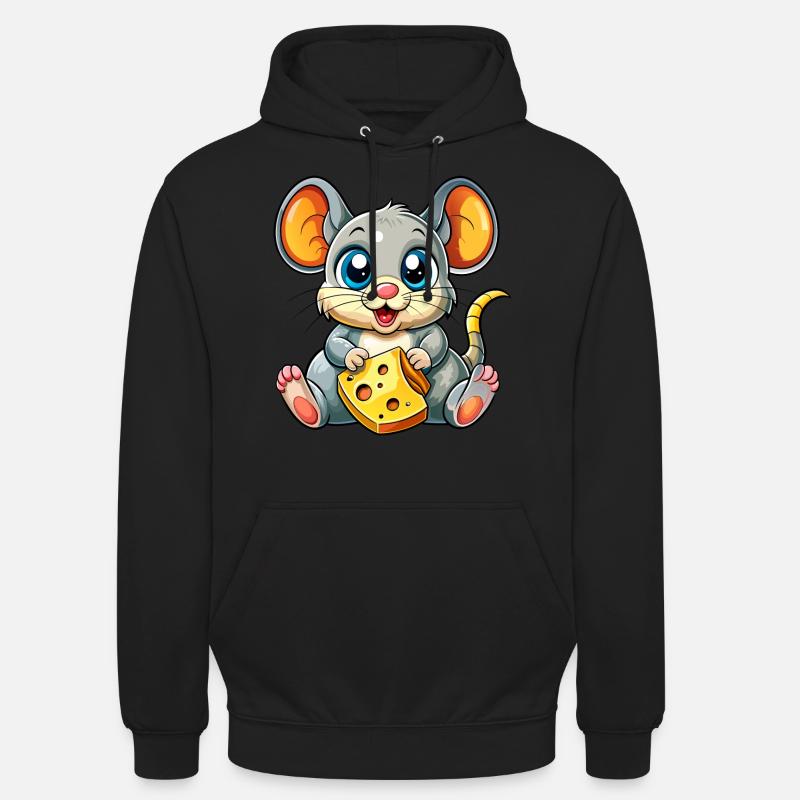 Souris amoureuse du fromage - Sweat-shirt à capuche unisexe - undefined
