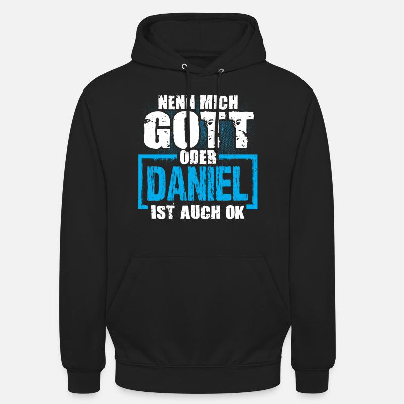 DANIEL - ok - Unisex Hoodie - Schwarz