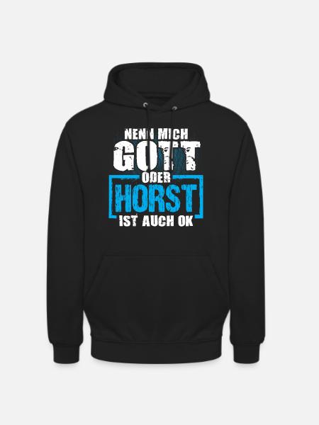 HORST - ok - Unisex Hoodie - Schwarz