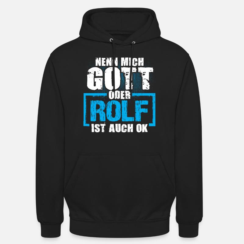 ROLF - ok - Unisex Hoodie - Schwarz