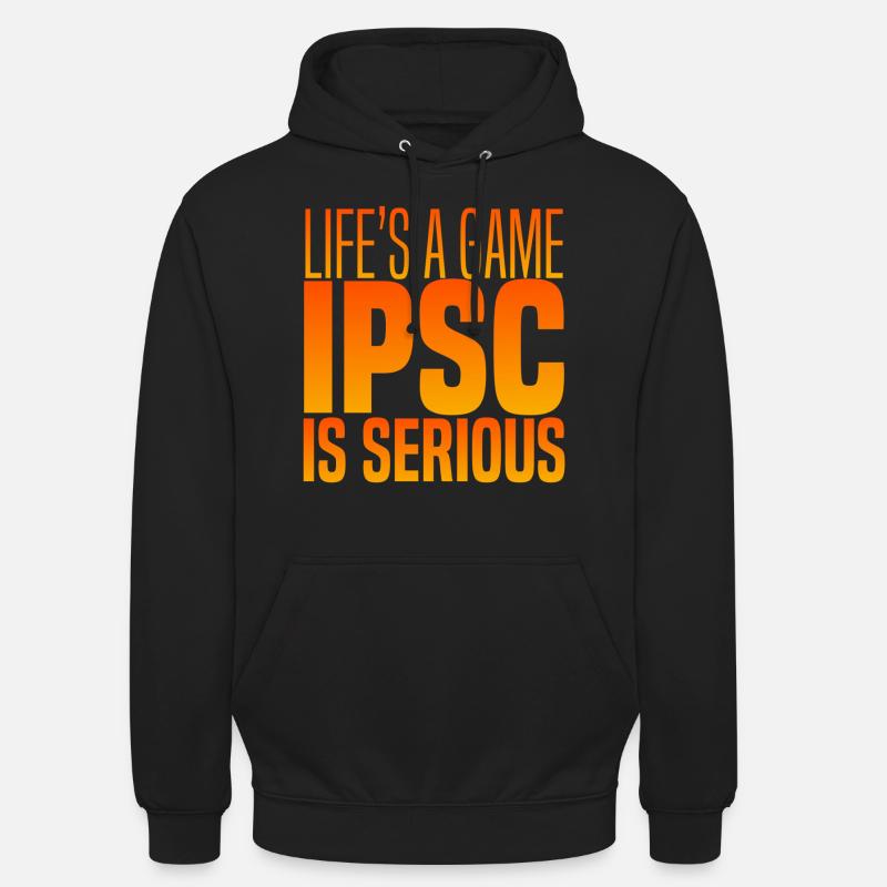 IPSC ist ernst - Unisex Hoodie - Schwarz