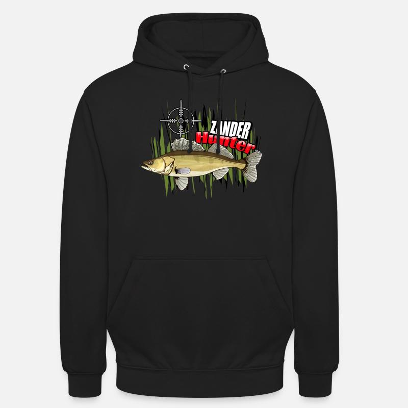 Chasseur de doré jaune - Sweat-shirt à capuche unisexe - noir
